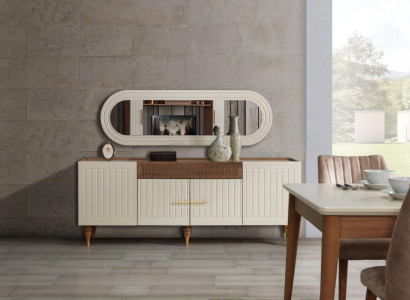 xxl sideboard sideboard chest of drawers 201cm with mirror 2 pieces. Wardrobe chests of drawers